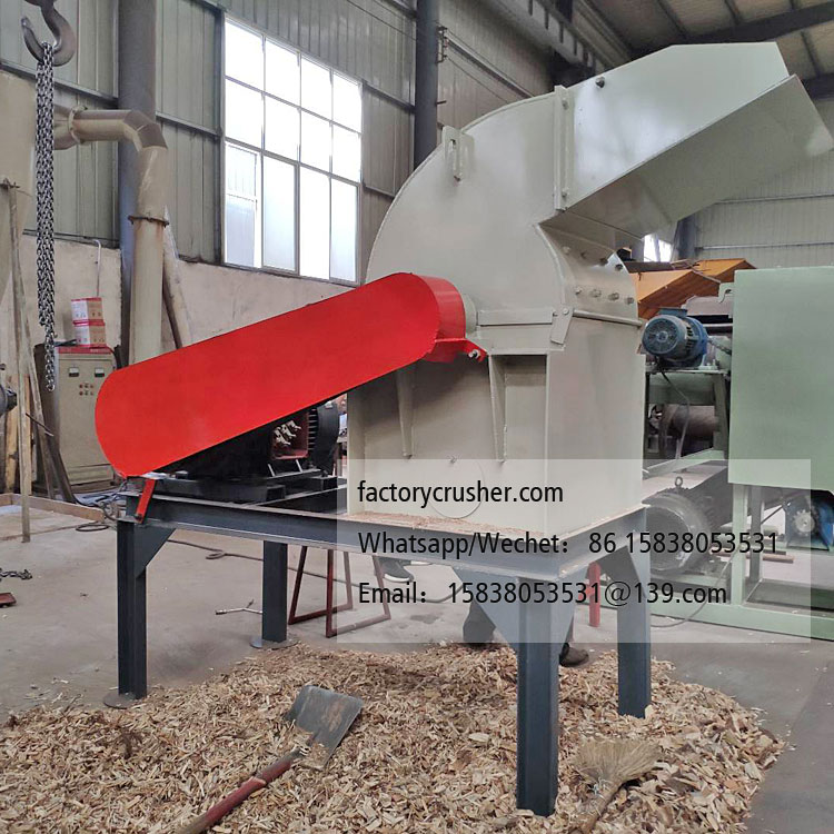 Wood shredder, furniture factory waste wood shredder