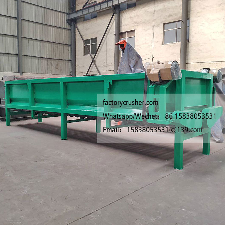 Trough-type wood peeling machine, debarking machine for fir wood scraps, log debarking machine
