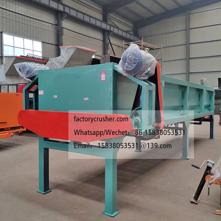 Trough-type wood peeling machine, debarking machine for fir wood scraps, log debarking machine