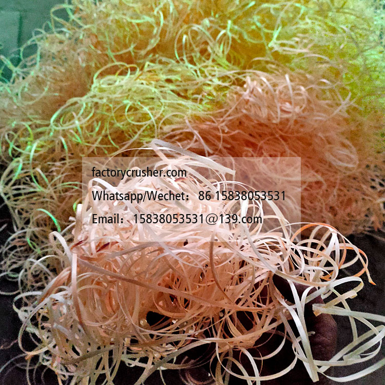 Wood wool machine, wood fiber machine