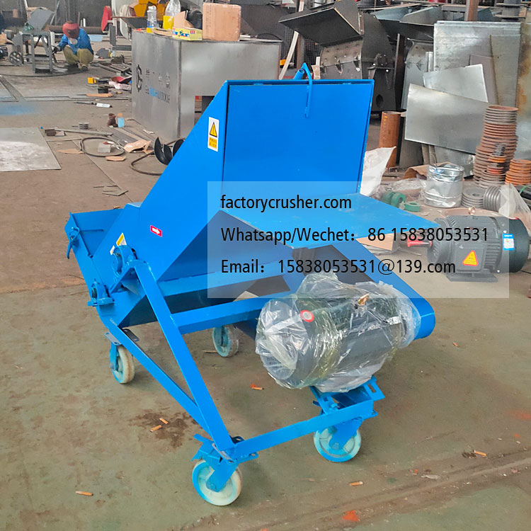 Frozen chicken intestine crusher, frozen shrimp and small fish crusher