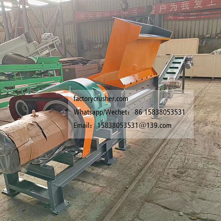 Wooden pallet shredder, pallet shredder, wooden frame crusher