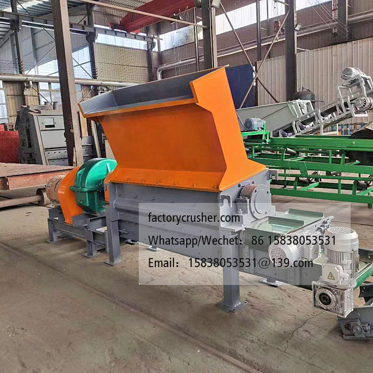 Wooden pallet shredder, pallet shredder, wooden frame crusher