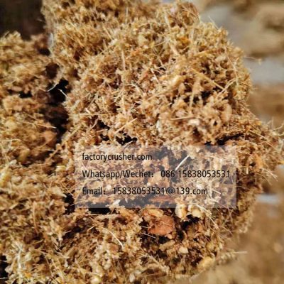 Coconut shell crusher, coconut husk crusher