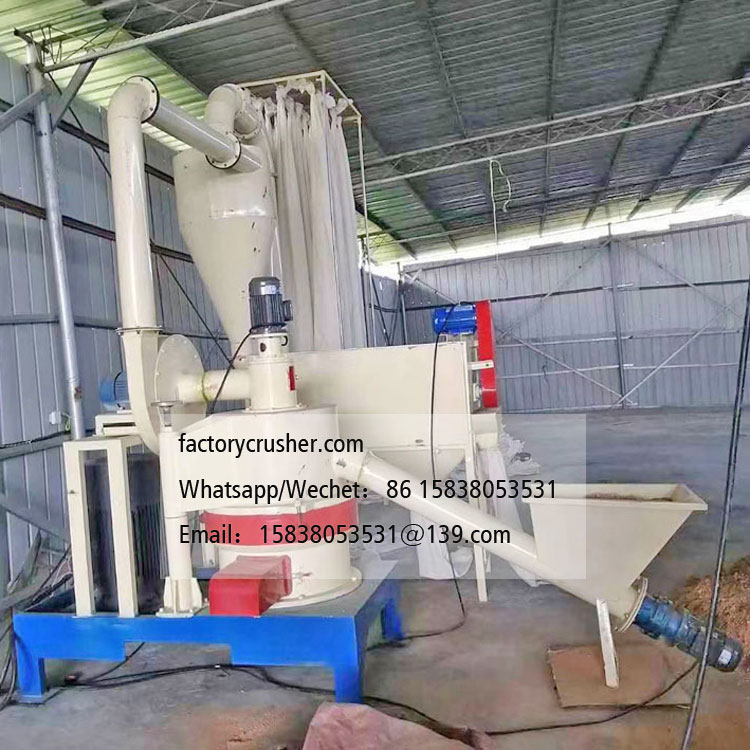 Bamboo shavings grinder