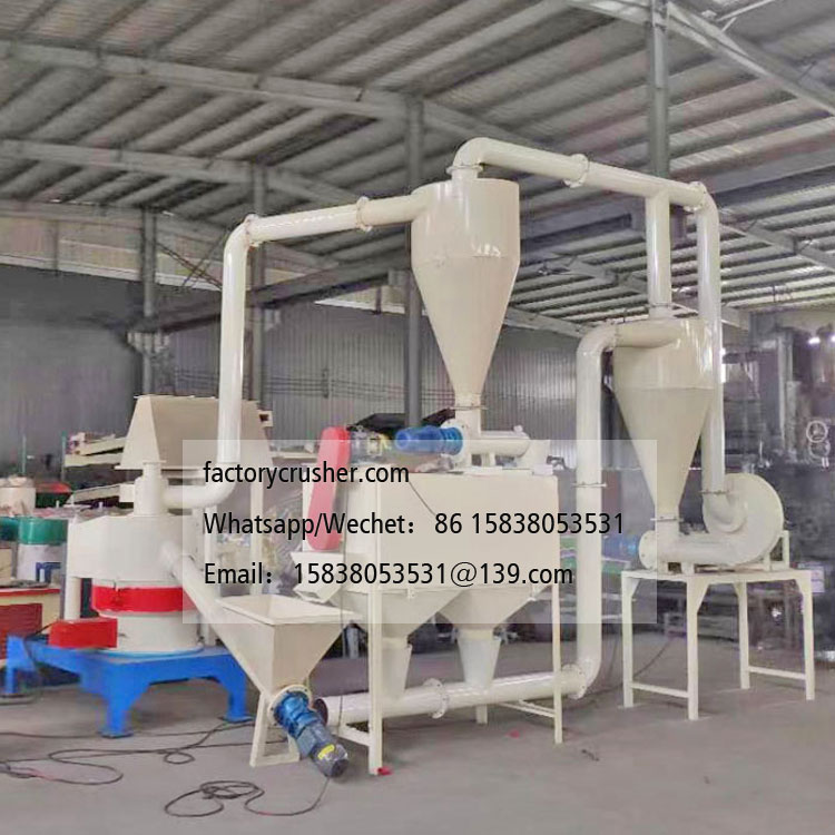 Bamboo shavings grinder