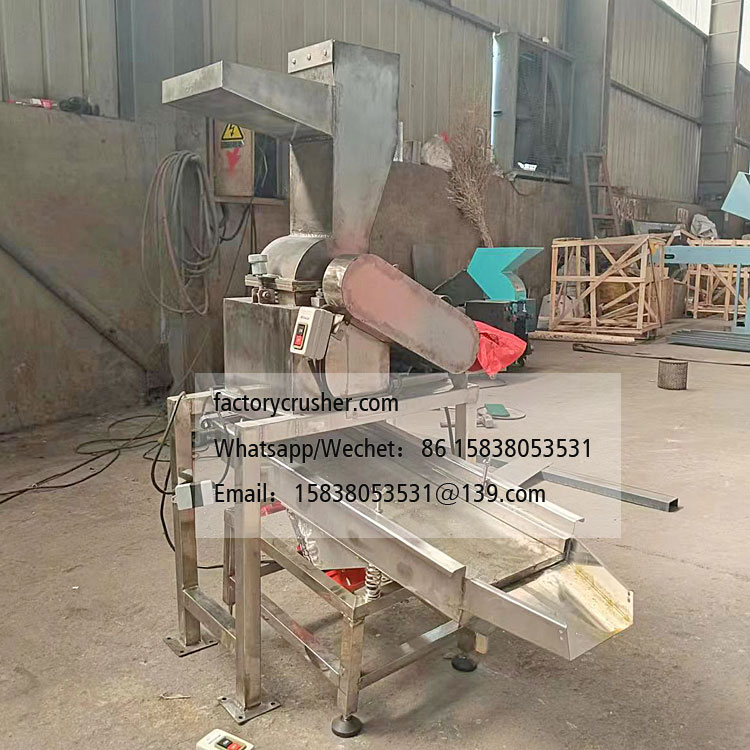 Glass bottle crusher, pharmaceutical bottle crushing machine
