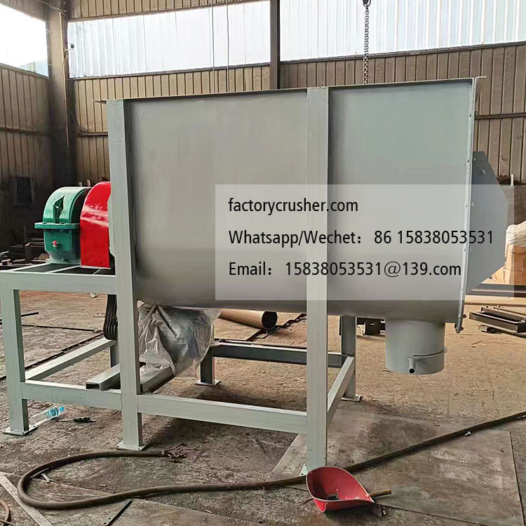 Horizontal mixer, material mixing machine