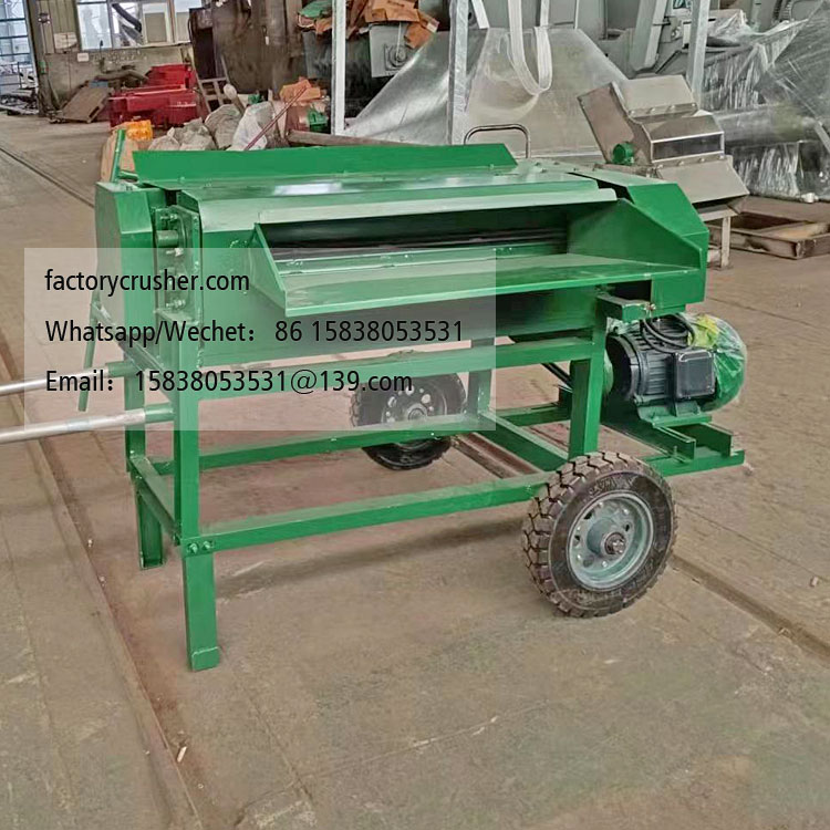 Jute and ramie fiber extraction machine, paper mulberry branch debarking machine