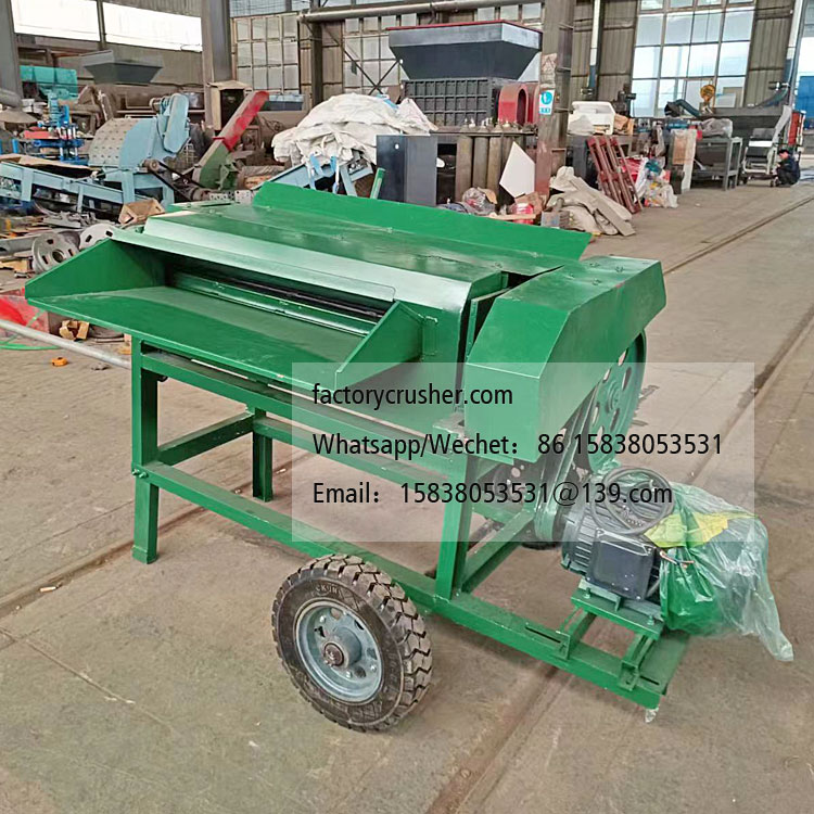 Jute and ramie fiber extraction machine, paper mulberry branch debarking machine
