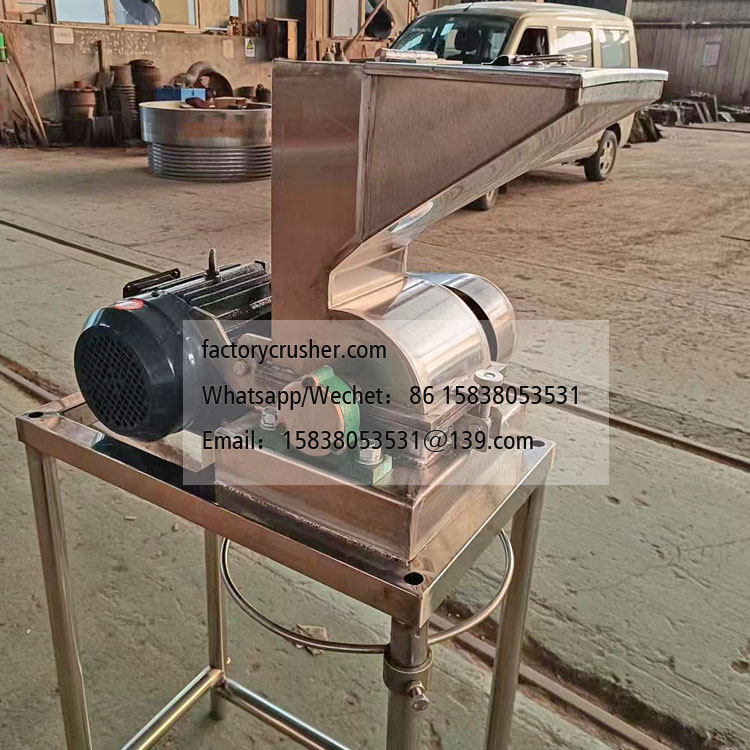 Glass bottle crusher, pharmaceutical bottle crushing machine