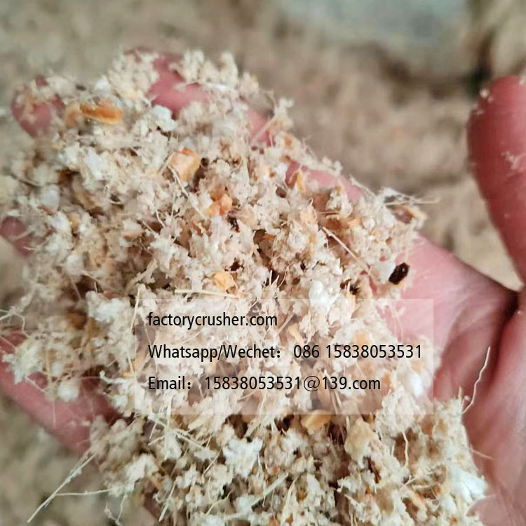 Coconut shell crusher, coconut husk shredder