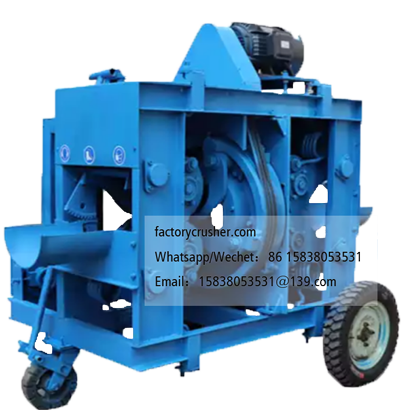 Ring-type wood peeling machine, poplar and pine wood debarking machine