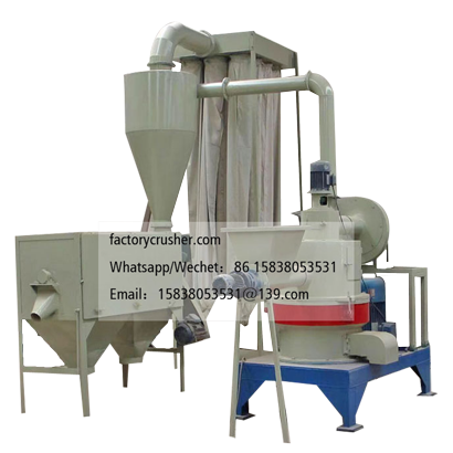 Bamboo shavings grinder