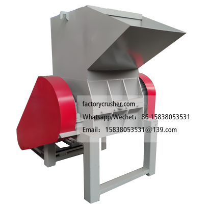 Plastic shredder, beverage bottle and packaging bag shredder, plastic film shredder