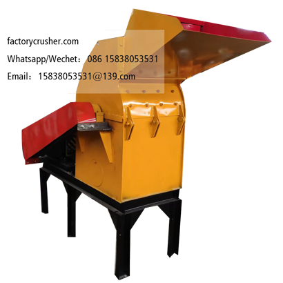 Coconut shell crusher, coconut husk shredder